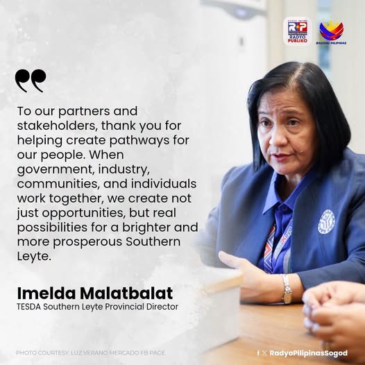 TESDA Southern Leyte Provincial Director